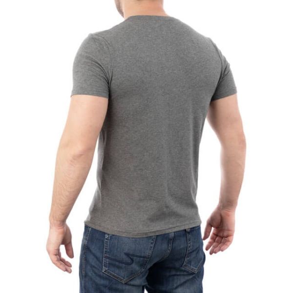 Футболка темно-сіра XL 95% бавовна 5% спандекс INTERTOOL SP-2234