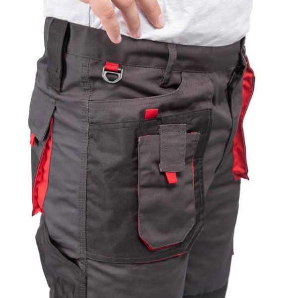 Брюки робочі 80% поліестер, 20% бавовна, щільність 260 г / м2, M INTERTOOL SP-3012