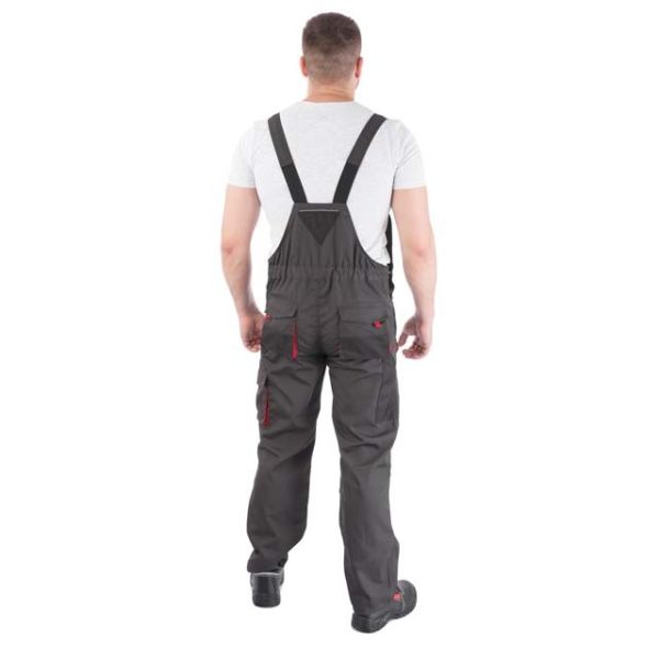 Напівкомбінезон робочий 80% поліестер, 20% бавовна, щільність 260 г / м2, XXL INTERTOOL SP-3025