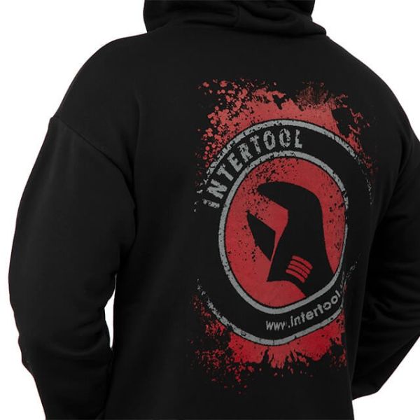 Худі чорний трикотаж арт. 8862 розм. S INTERTOOL SP-4003