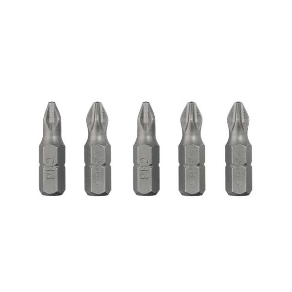 Комплект насадок викруткових PH2 1/4 "* 25мм, ACR, S2, уп. 5од., STORM INTERTOOL VT-0207
