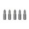 Комплект насадок викруткових PZ2 1/4 "* 25мм, ACR, S2, уп. 5од., STORM INTERTOOL VT-0209