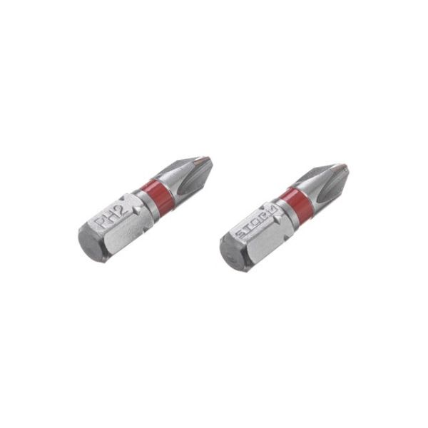 Комплект отверточних насадок PH2 1/4 "* 25мм, S2, уп. 2 од., STORM INTERTOOL VT-0218