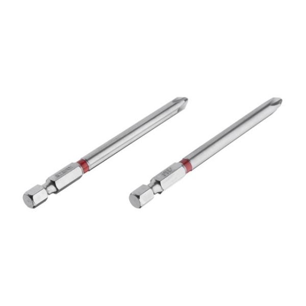 Комплект викруткових насадок PH2 1/4" * 90мм, S2, уп. 2 од., STORM INTERTOOL VT-0224