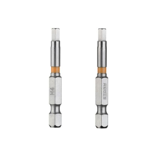 Комплект викруткових насадок Hex H4.0 1/4"*50мм, S2, уп. 2 од., STORM INTERTOOL VT-0228