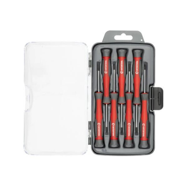 Набір точних викруток 7 од. (SL 2.5 * 50мм, SL 3.0 * 50мм, PH00 * 50мм, PH0 * 50мм, T6 * 50мм, T7 * 50мм, T8 * 50мм) INTERTOOL VT-3347