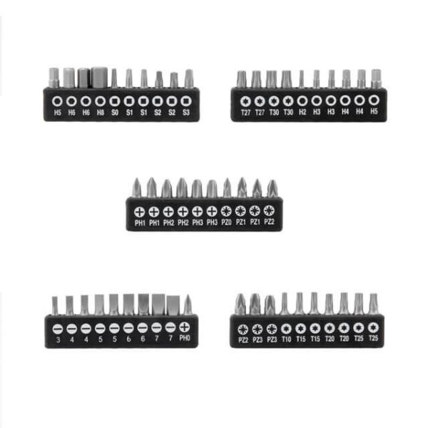 Набір викруток з комплектом насадок 70 од. INTERTOOL VT-3370