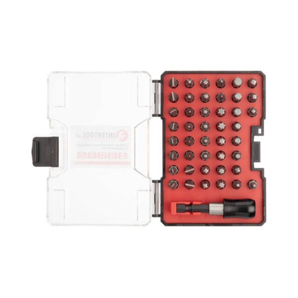 Набір насадок з тримачем 45 од. INTERTOOL VT-3373