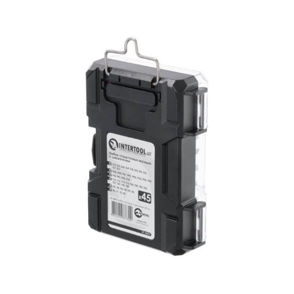 Набір насадок з тримачем 45 од. INTERTOOL VT-3373