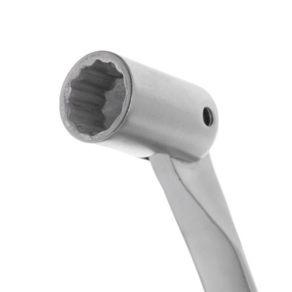 Ключ ріжково-накидний шарнірний 14 мм, CrV, покриття сатин-хром INTERTOOL XT-1414