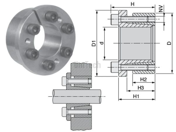 Зажим KLAB080 80x120