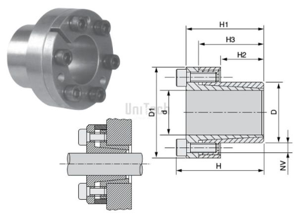 Зажим KLCC025 25x34