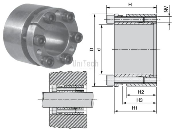 Зажим KLDA065 65x95