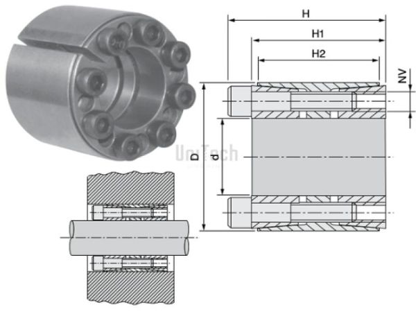 Зажим KLEE075 75x115