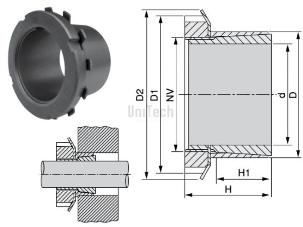 Зажим KLFF050 50x60