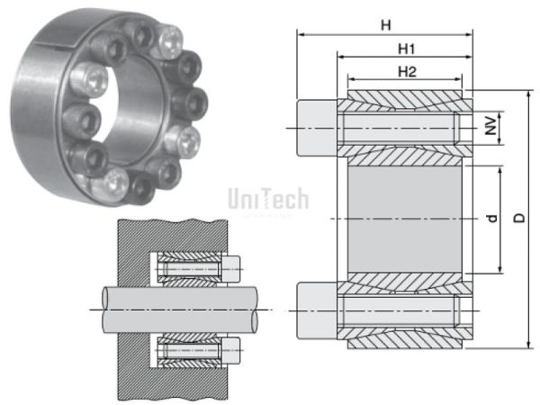 Зажим KLGG120 120x165
