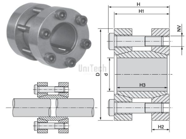Зажим KLMM028 28x60