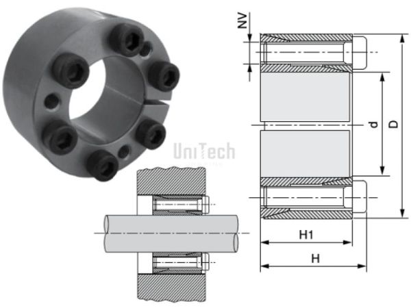 Зажим KLSS022 22x40