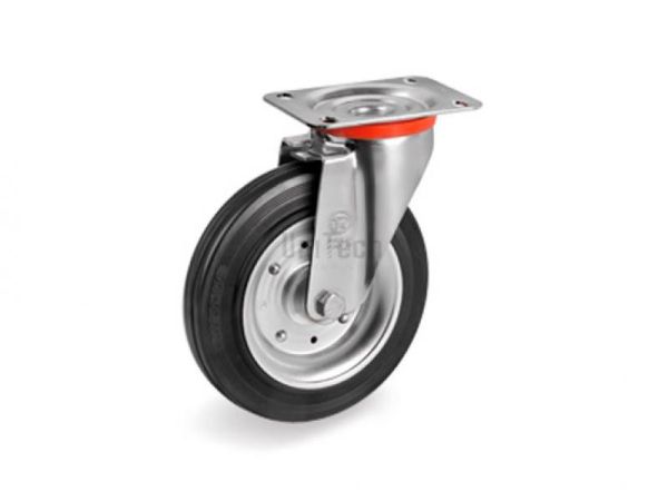 Колесо 53 (d=150) с поворотным кронштейном, роликовый подшипник