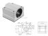 Линейный подшипниковый блок 30-KBA-UU (d=30mm BxC=58x58mm) CN