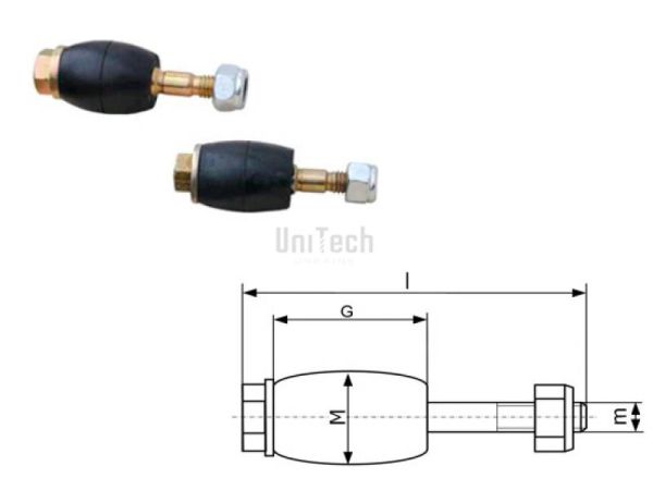 Резиновые пробки для муфты PRB-125-4 пальца 4шт/комплект