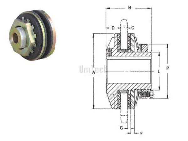 Ограничитель крутящего момента 200M-2 D=10-22 6-25Nm