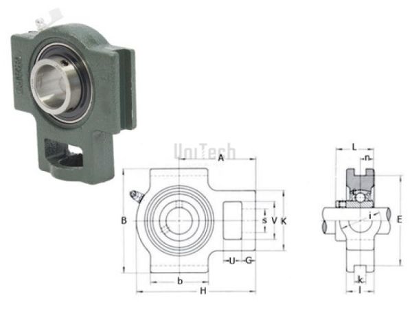 Подшипниковый узел UCT 203 CRAFT
