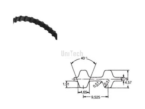Ремень зубчатый D-L  600 (z=160) Optibelt