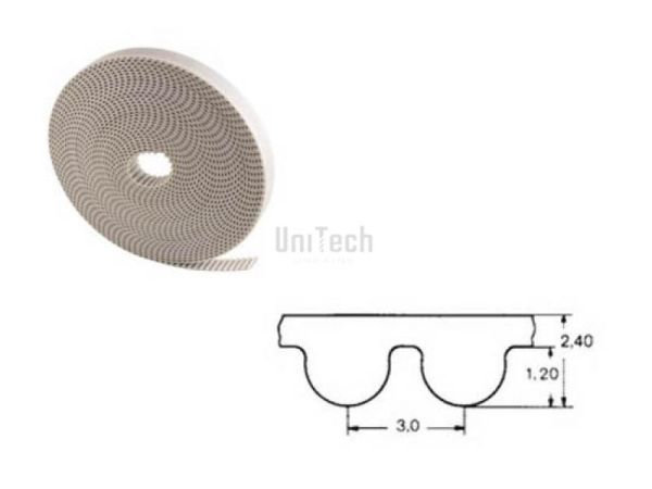 Ремень зубчатый HTD-3M/15 Полиуретан-стальной корд м.п.