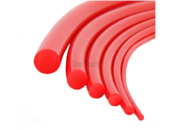 Ремень круглый 05 90A красный гладкий FENNER