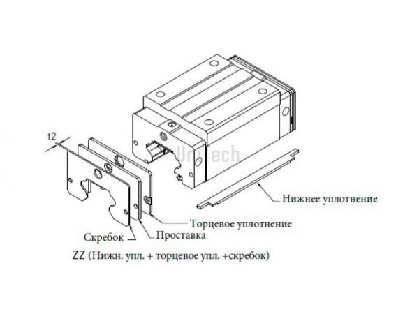 Скребок HG-30-ZZ HIWIN