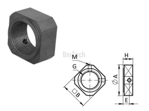 ШВП Стопорная гайка RN12x1 B=19mm CN