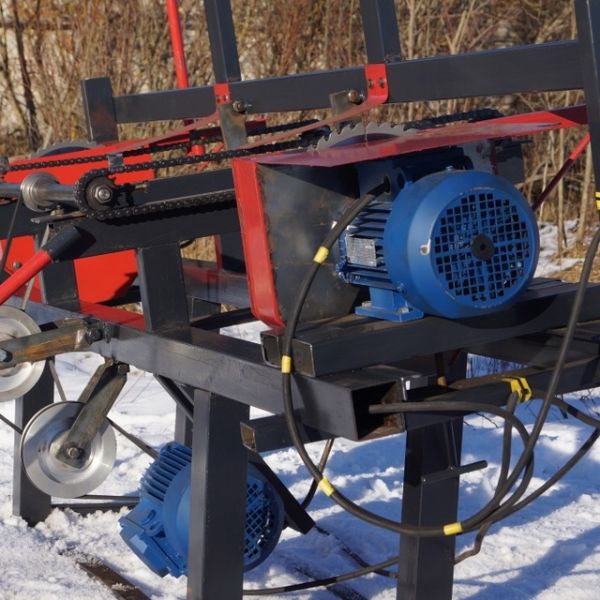 Торцовка автомат для палетної дошки  ТСА-350