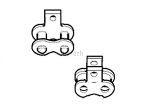 Цепь с креплением  06B-1 SA-1/SK-1 Ушко