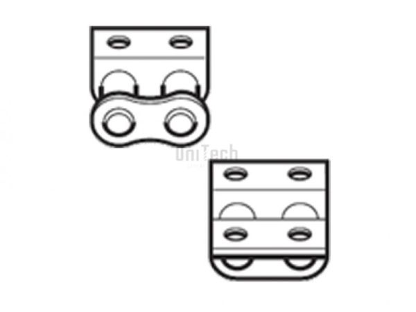 Цепь с креплением  12B-1 WA-2/WK-2 Ушко