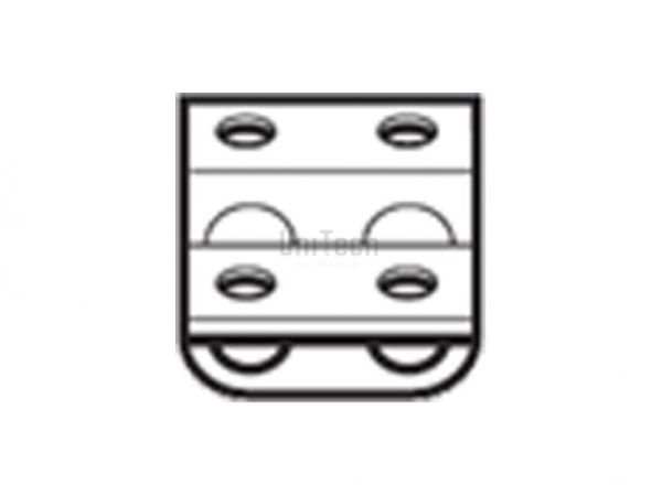 Цепь с креплением  06B-1 WK-2 Ушко